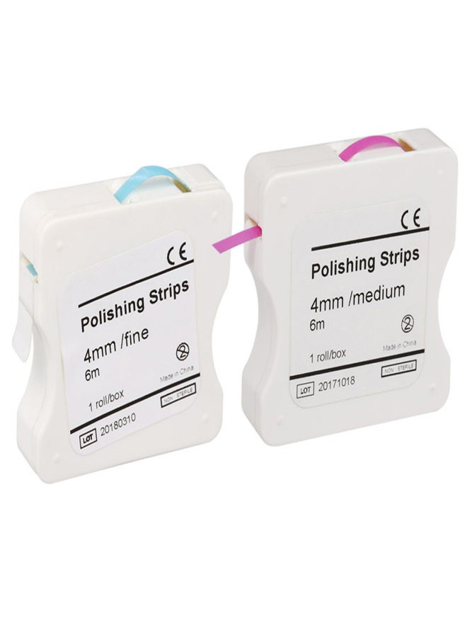Dental Polishing Strip 4mm Resin Tooth Interdental Sanding Grinding Whitening Teeth Surface Dental Tool - Image 1