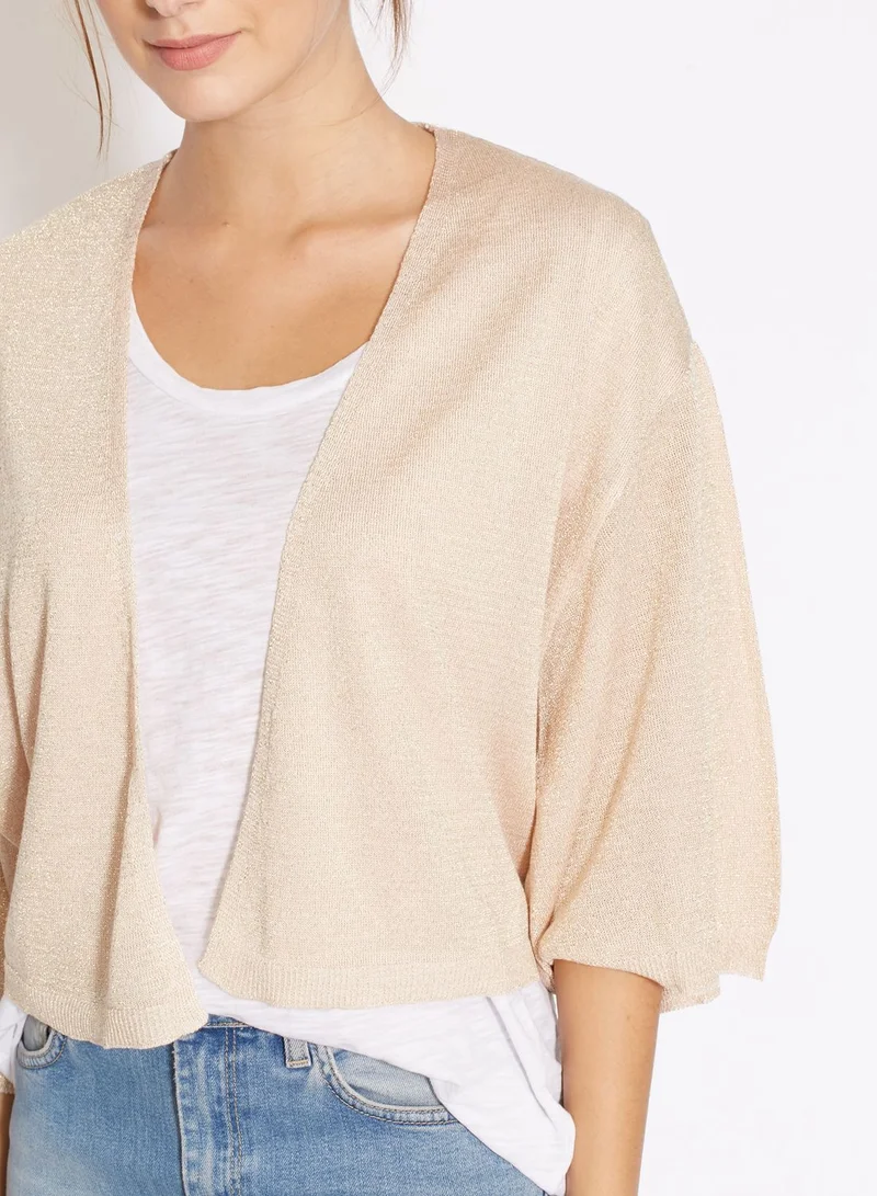 MANGO Shimmer Cardigan