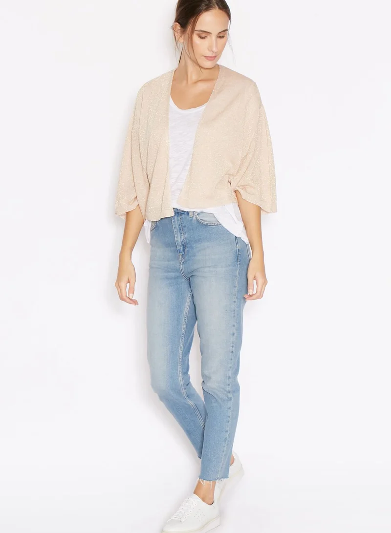 MANGO Shimmer Cardigan