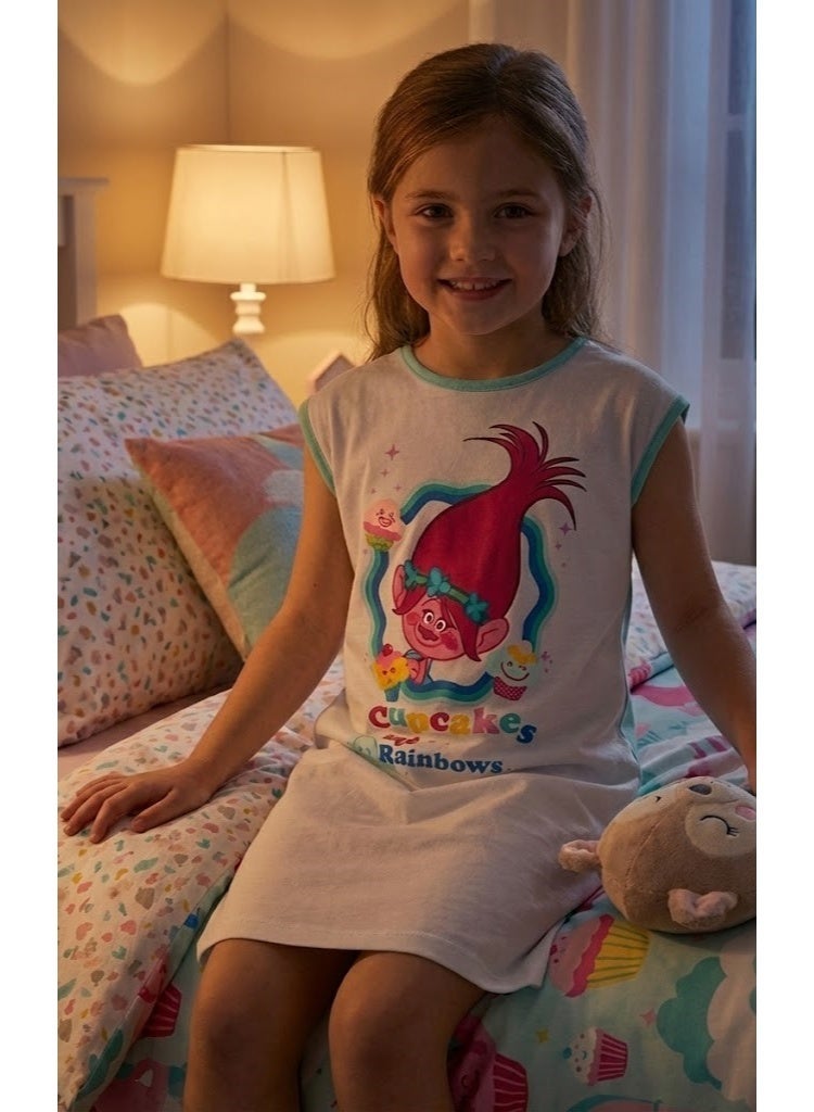 ترولز | دريم وركس قميص نوم فتاة الترولز100قطن - Image 3