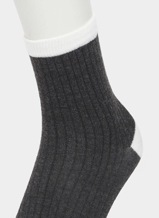 Styli Set of 5 - Striped Cuff Crew Socks  - Image 5