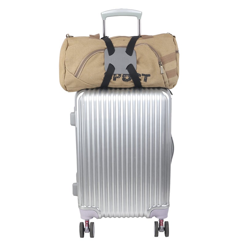 RUMILLA Bag Bungee for Luggageï¼ŒLuggage Straps Bag Bungees for Add a Bag Easy to Travel Suitcase Elastic Strap Beltï¼ˆEasy Version Grey - Image 2