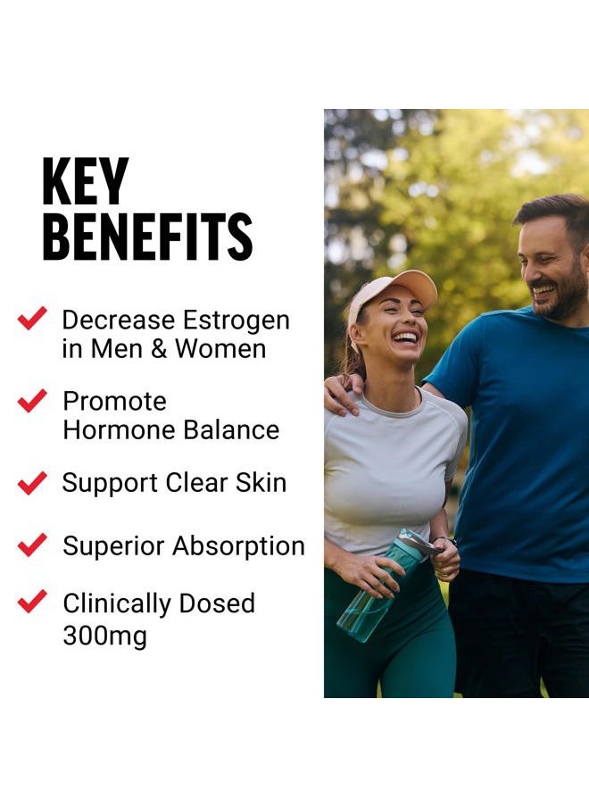 Force Factor DIM Pills to Decrease Estrogen in Men, Diindolylmethane Supplement with Key Natural Ingredients and Superior Absorption, Diindolylmethane 300mg, Works Fast, 30 Capsules  - Image 2