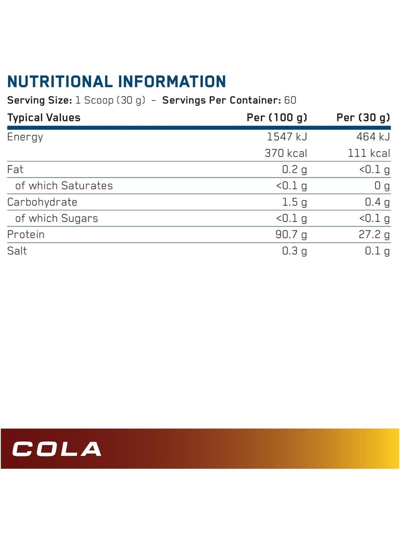 Applied Nutrition Clear Hydrolysed Beef-xp Protein - Millions Cola - (1.8 Kg) - Image 5