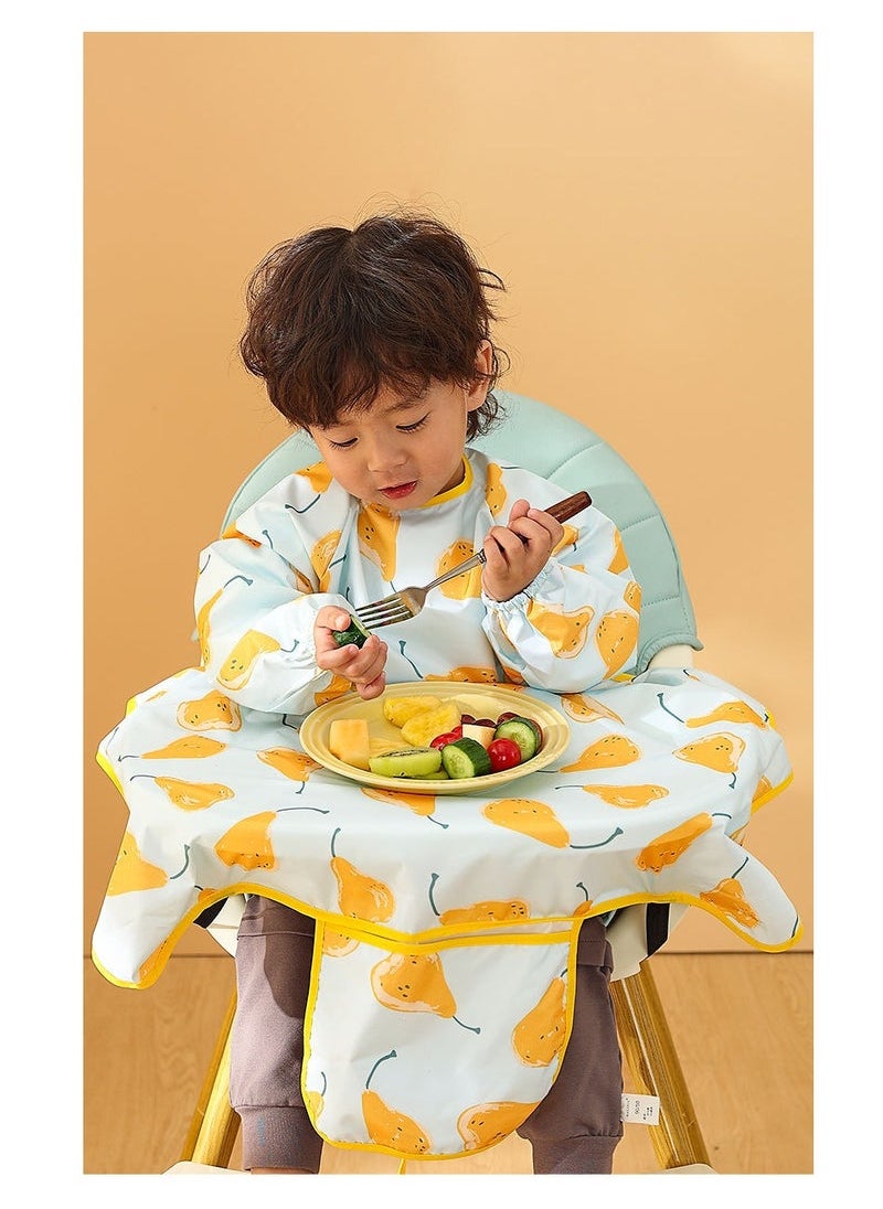 MIXDE Waterproof Anti-dirty Sleeved Weaning Bib Dining Chair Cover for 6-48 Months  - Image 2