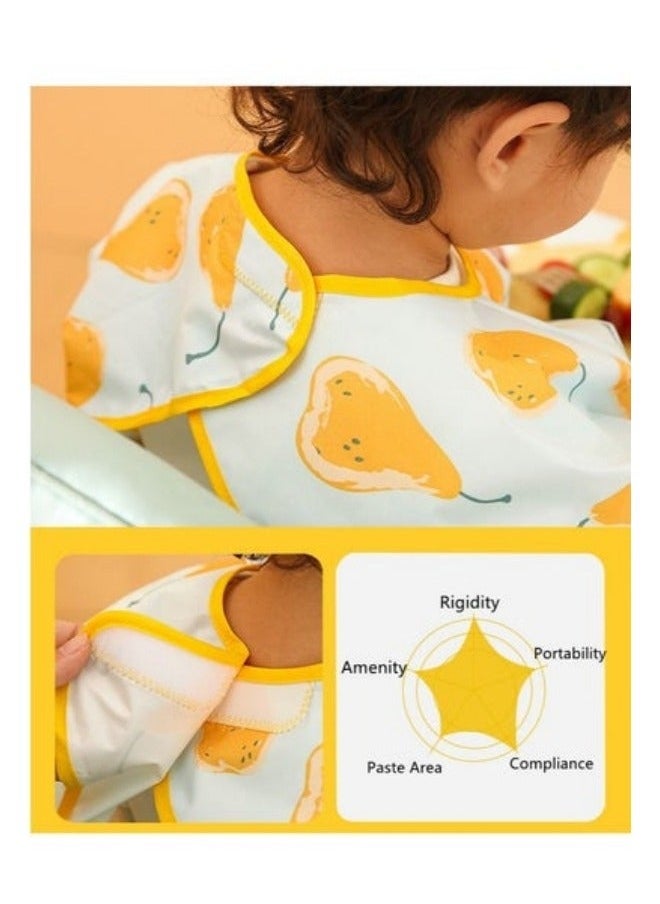 MIXDE Waterproof Anti-dirty Sleeved Weaning Bib Dining Chair Cover for 6-48 Months  - Image 4