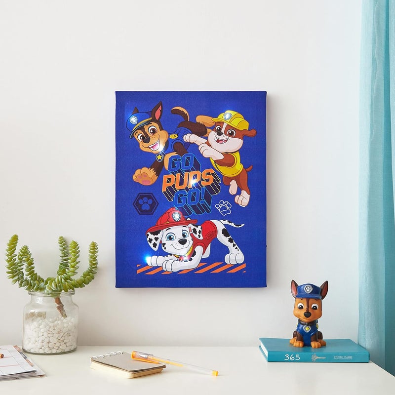 آيديا نوفا لوحة جدارية LED من إيديا نوفا نيكلوديون لبرنامج “Paw Patrol”， زينة جدارية للأطفال، مقاس 11.5" × 15.75 - Image 5