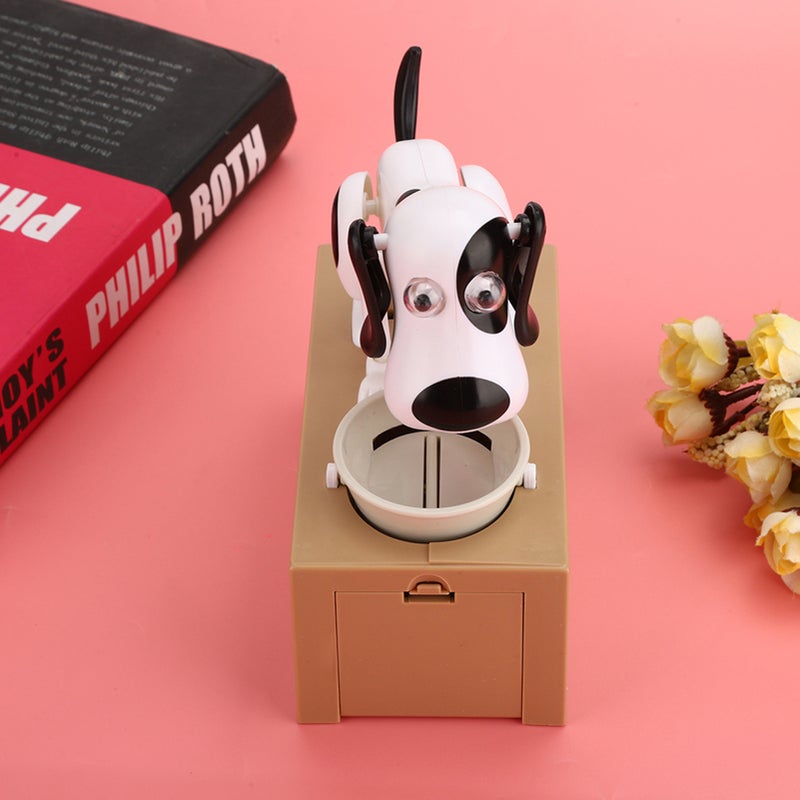 Innovative Electric Cartoon Dog Eating Money Box Cute Saving Pot Chidren Birthday Gift - Image 5