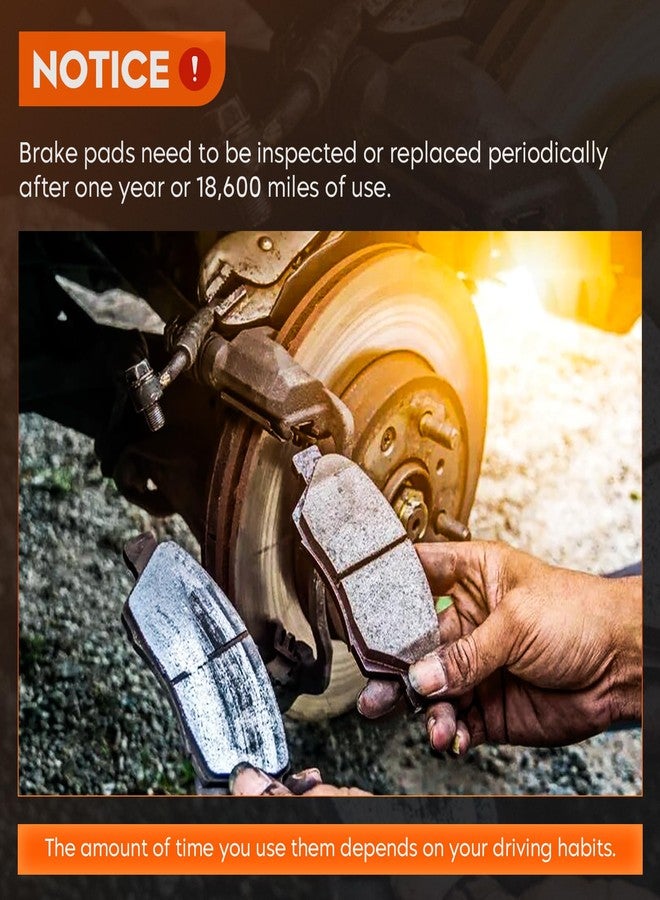 AEagle طقم تيل فرامل سيراميك خلفي لسيارات شيفروليه سيلفرادو 1500، وجي إم سي سييرا 1500 (2001-2006)، وسوبربان 1500، وتاهو، ويوكون XL 1500 (2000-2006)، وكاديلاك إسكاليد ESV EXT، وأفالانش 1500 (2002-2006)، 4 قطع - Image 4