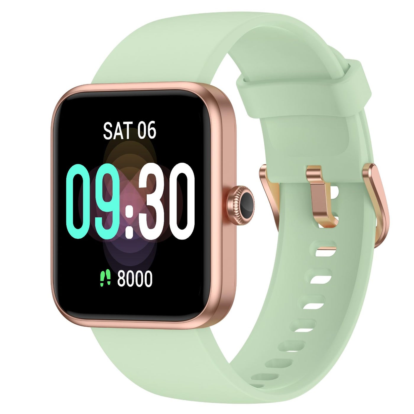TYKOIT Smart Watch, Fitness Tracker with Heart Rate Monitor, Blood Oxygen, Sleep Watch, 41mm Touchscreen Smartwatch for Android iOS Swimming Waterproof Pedometer Step Calories Tracker for Women Men