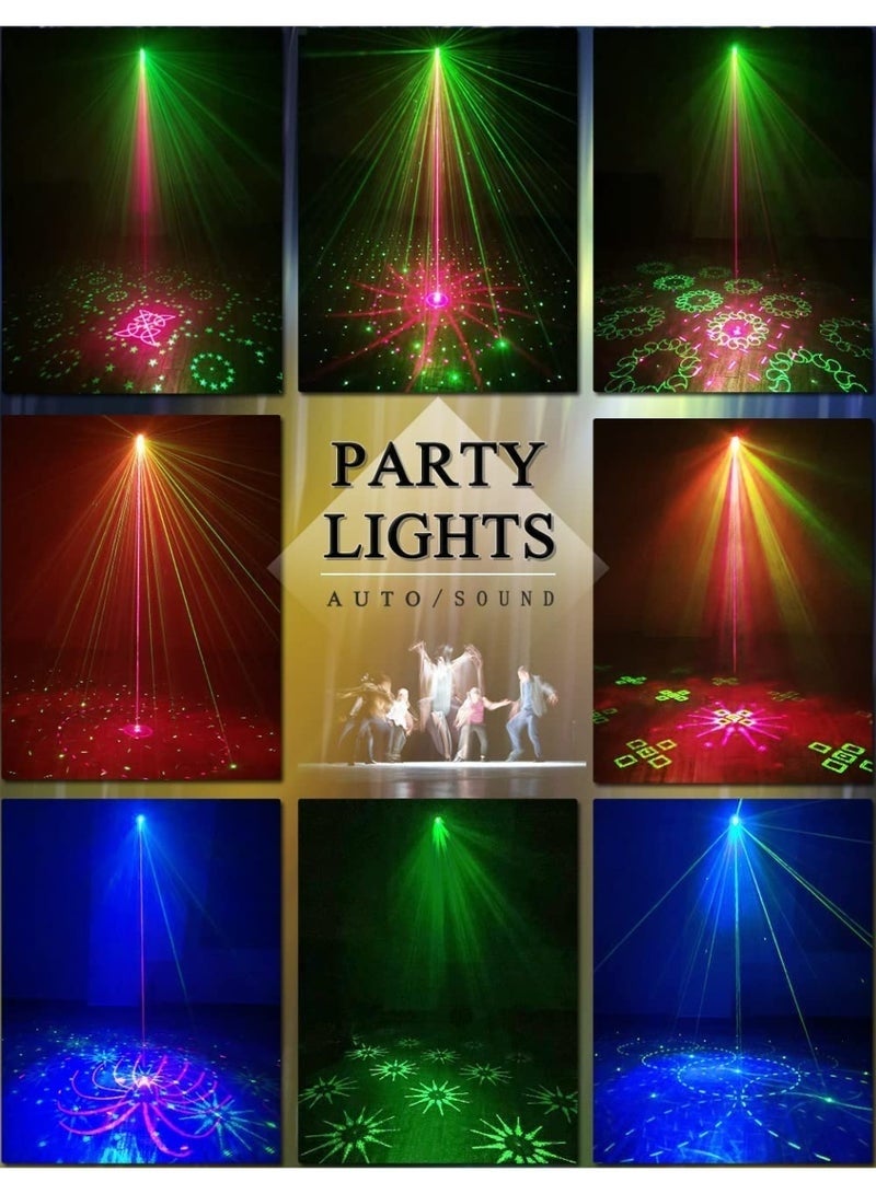 WALALLA Stage Lights Party Lights DJ Disco Lights, Sound Activated Strobe Lights with Remote Control Laser Lights Show Projector, Glow Party Decor,Suitable for Dance Party Karaoke Living Room - Image 4