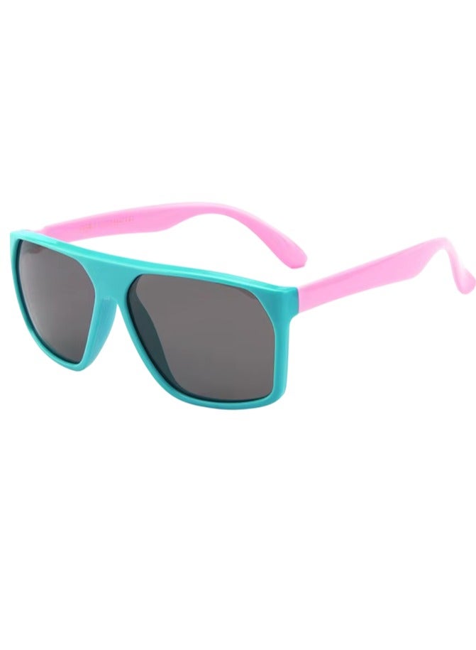 Children Polarized Sunglasses Fashion, Silicone Flexible Safety, boy & girl, Outdoor, With the highest security Polarized,S8227, from Seller INFINITYHANDMADE Only - Image 1
