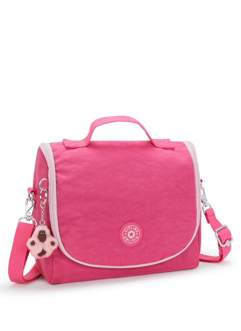 kipling New Kichirou Insulated Large Kids School Lunchbox with Trolley Sleeve Happy Pink  - Image 5