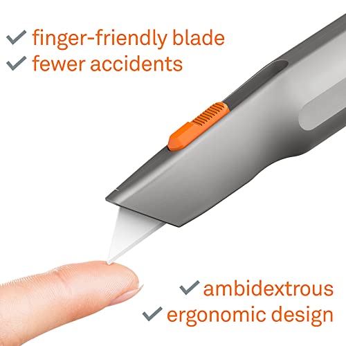 Slice Metal-Handle, 1 Utility Knife, Manual Blade Stays in Position - Image 2