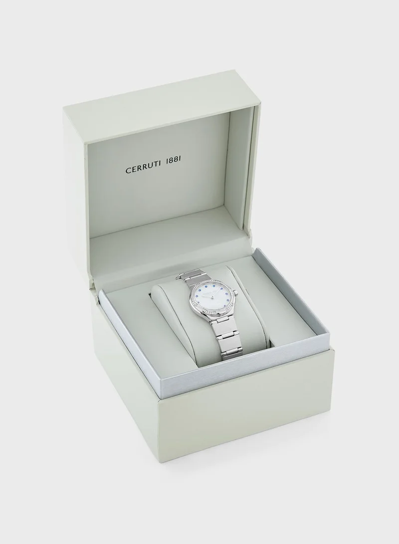 CERRUTI 1881 Rendinara Analog Steel Strap Watch