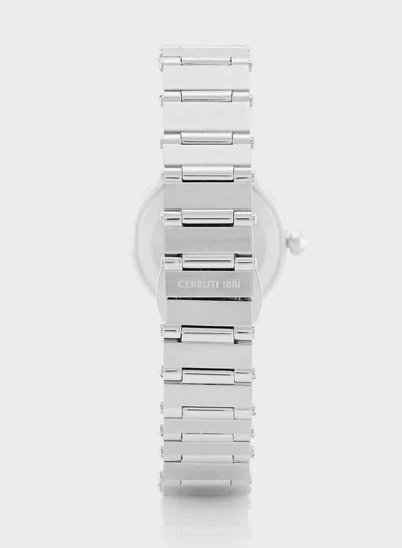 CERRUTI 1881 Rendinara Analog Steel Strap Watch