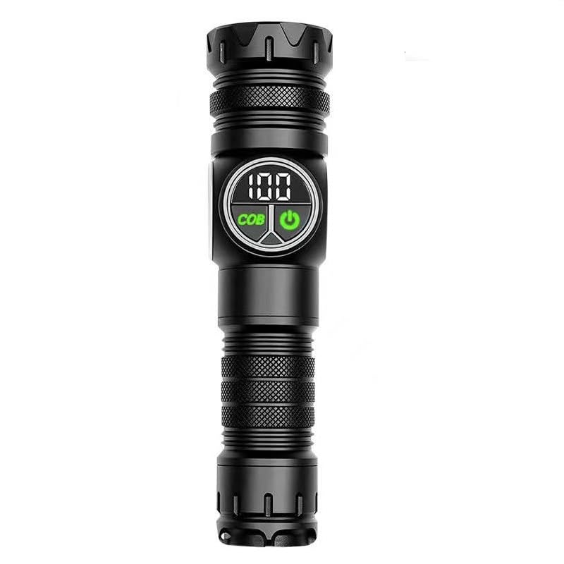 Sarjak 30W White Laser Lamp Most Powerful Rechargeable Torch Light Long Range | Waterproof Emergency LED Light | Camping, Outdoor, Home Use | USB Charging | Self Defense Flashlight - Image 1
