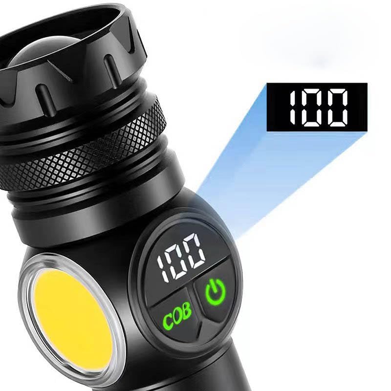 Sarjak 30W White Laser Lamp Most Powerful Rechargeable Torch Light Long Range | Waterproof Emergency LED Light | Camping, Outdoor, Home Use | USB Charging | Self Defense Flashlight - Image 2