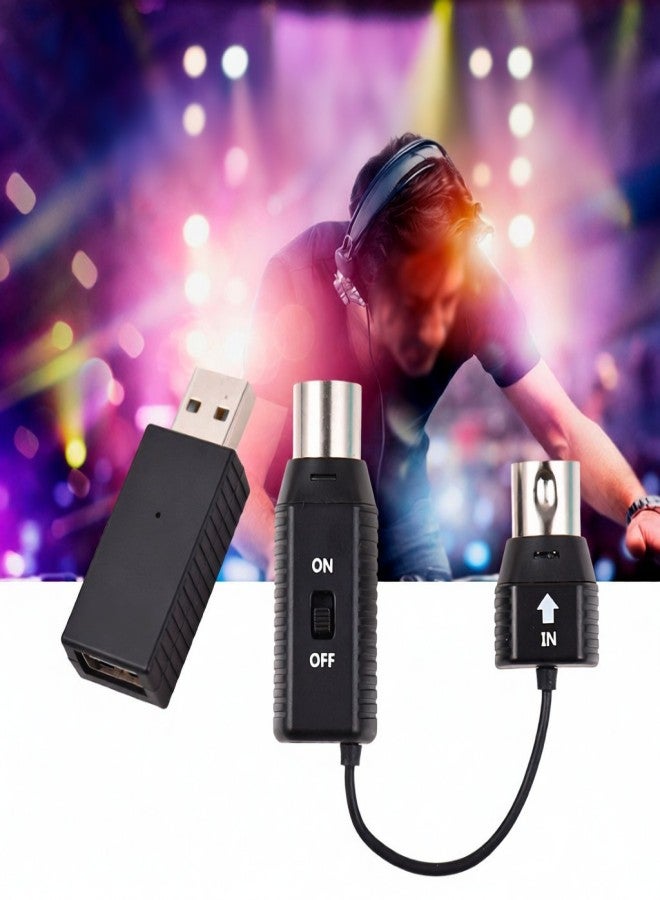 ام- فيفي نظام الإرسال اللاسلكي المصغر M-VAVE MS1، نظام MIDI، محول MIDI لاسلكي، يدعم التوصيل والتشغيل للأجهزة المزودة بواجهة MIDI - Image 4