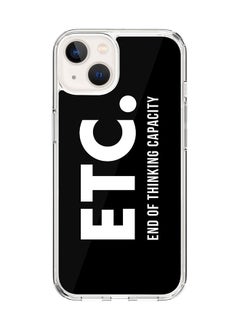 Classic Clear Case for Apple iPhone 14 Hybrid Soft Case Flexible Edges Anti Drop TPU PC Gel Thin Transparent Cover [ Designed for Apple iPhone 14 ] - Etc. Full Print
