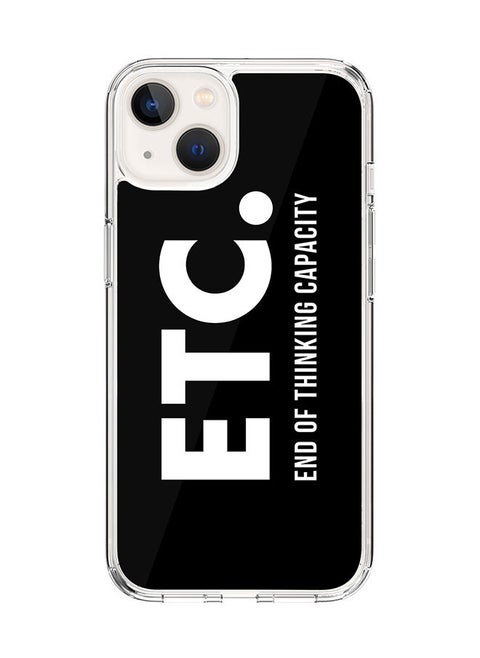 Classic Clear Case for Apple iPhone 14 Hybrid Soft Case Flexible Edges Anti Drop TPU PC Gel Thin Transparent Cover [ Designed for Apple iPhone 14 ] - Etc. Full Print