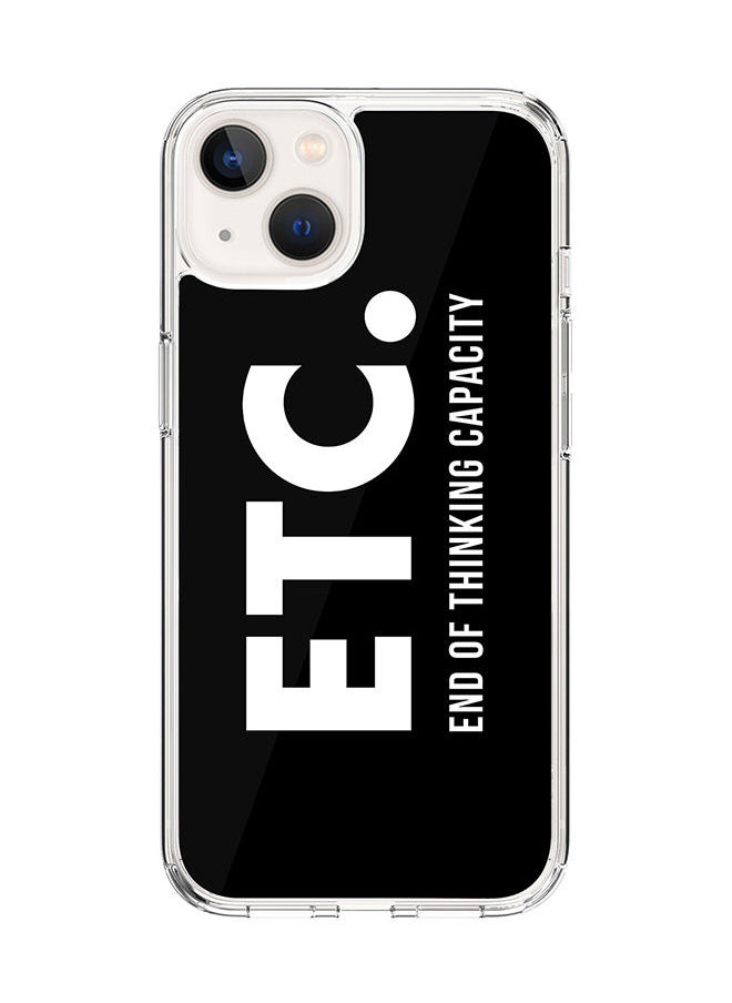 Stylizedd - Classic Clear Case for Apple iPhone 14 Hybrid Soft Case Flexible Edges Anti Drop TPU PC Gel Thin Transparent Cover [ Designed for Apple iPhone 14 ] - Etc. Full Print - Image 1