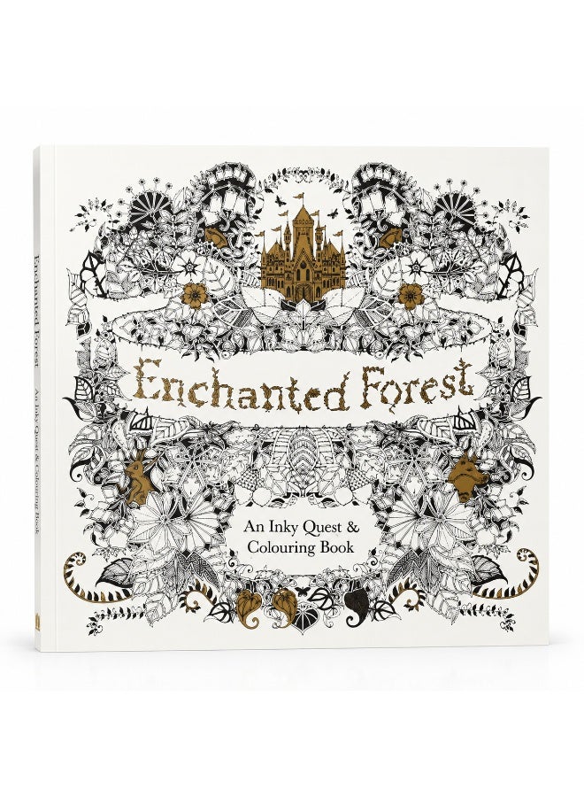 1-Piece Enchanted Forest Colouring Book For Adults
