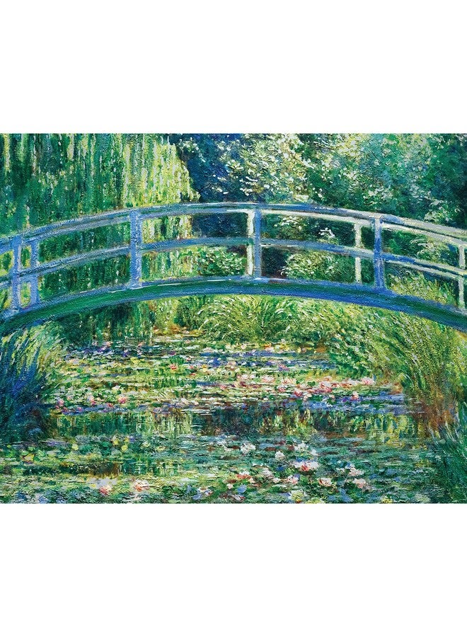 Hinkler Mindbogglers Platinum 1500-Piece Jigsaw Puzzle: Bridge Over A Pond Of Water Lilies By Monet - Jigsaws For Adults -Deluxe Jigsaw Puzzles - 33X26In - Intricate Puzzles -Advanced Jigsaws-Hobbies - Image 3