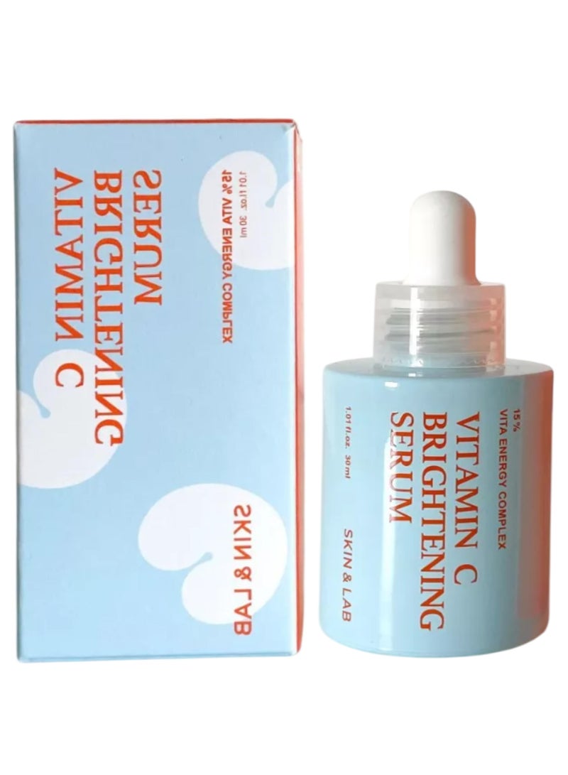 سكين & لاب سكين ساينس سوليشن سيروم فيتامين سي يعمل على تفتيح لون البشرة والتخلص من التجاعيد وعلامات الشيخوخة والحصول على بشرة أكثر شباب ونضارة - Image 1