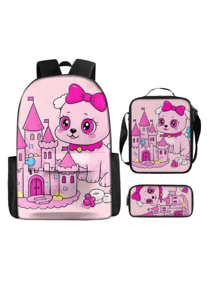 Bright Li Fire The latest universal cartoon new three-piece schoolbag (for students, teenagers, children) - 125  - Image 1