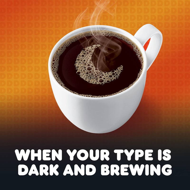 Dunkin Donuts Dunkin’ Midnight Dark Roast Ground Coffee, 11 Ounce (Pack of 1) - Image 3