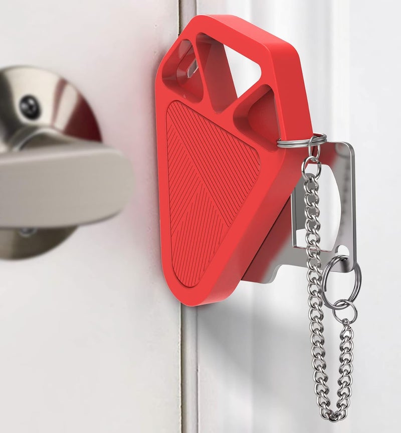 WINONLY Portable Door Lock Travel Door Locks for Hotel Rooms Apartment Locks Home Security Defender Door Lock Latch Extra Door Locker from Inside Safety Door Locks for Travelers Portable Lock for Door - Image 1