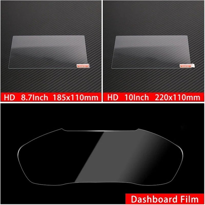 Car GPS Protective Film For A4 For A5 S4 S5 B9 For Q5 2017 2018 2019 Car Tempered Glass GPS Navigation Screen Protector Film Protection(10 inch HD) - Image 5