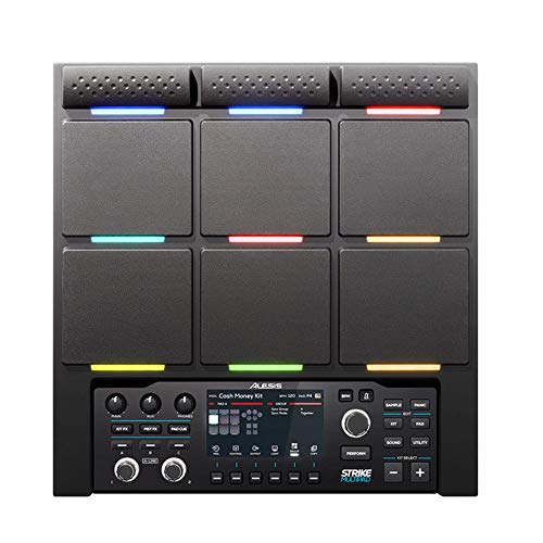 Alesis Strike Multipad | 9-Trigger Percussion Pad with RGB Backlighting, On-Board 2-In/2-Out Soundcard and Radiant 4.3-Inch Display - Image 2