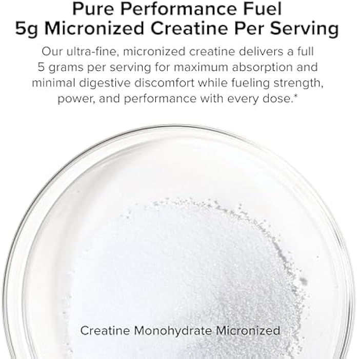 InnoSupps Creatine Monohydrate Powder - Pure Micronized Creatine Powder for Strength, Muscle Growth & Recovery - Doctor-Trusted, No Fillers, Unflavored (50 Servings) - Image 2