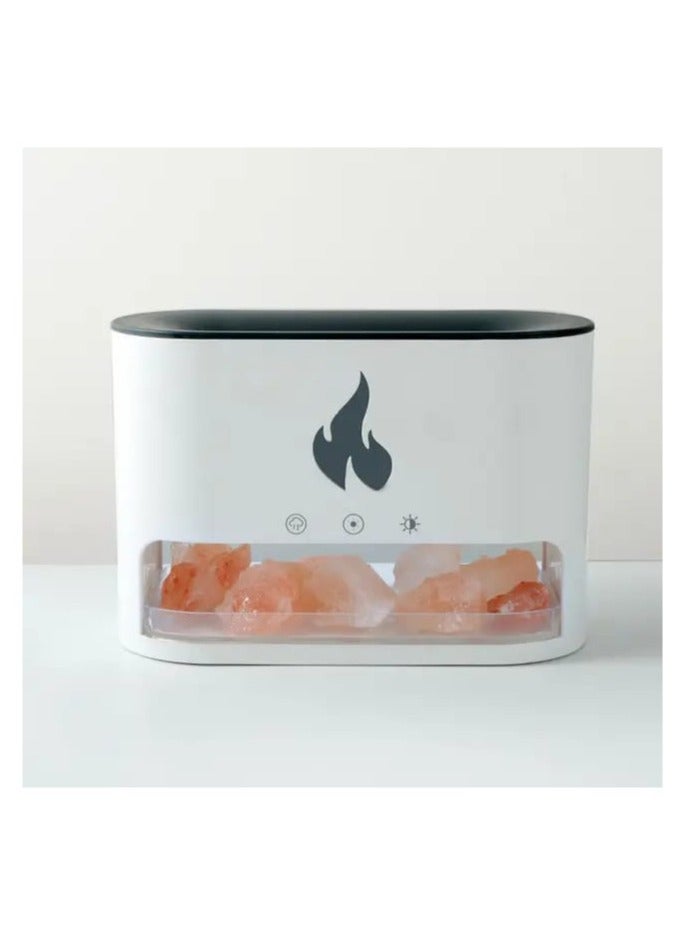 Denx Healthy Living Salt Stone Flame Aroma Therapy Machine - Image 1