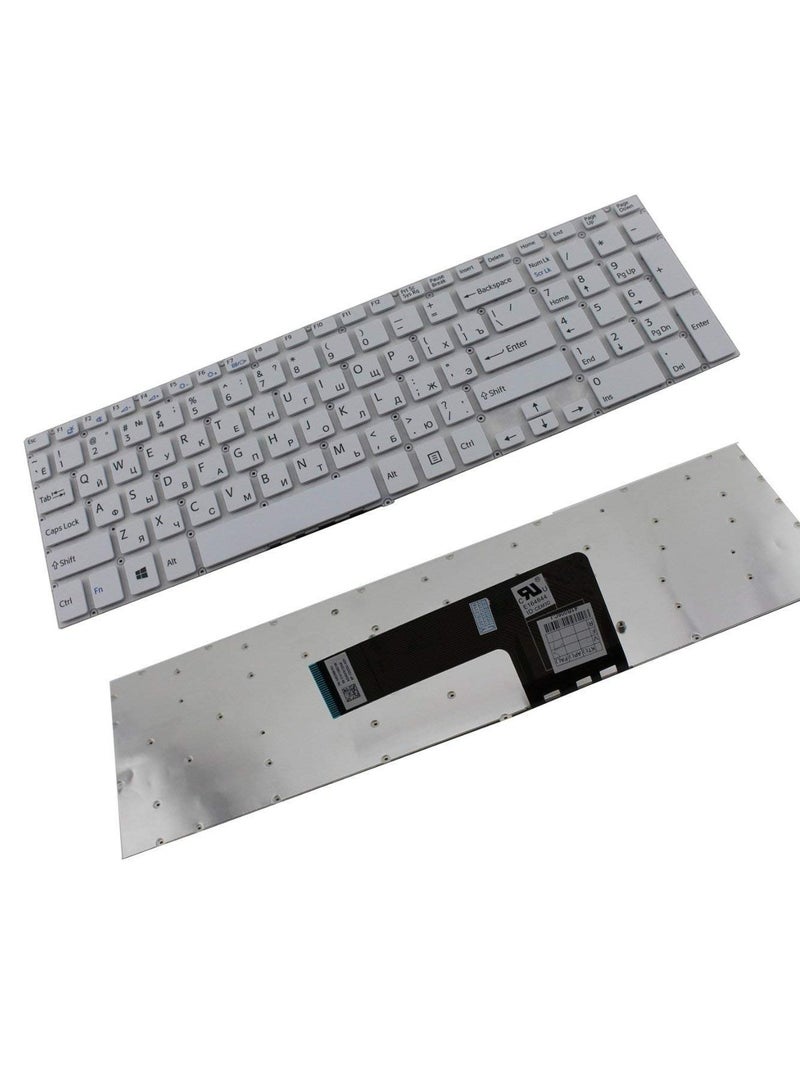 ARABIC  Laptop Keyboard For SONYs VAIO SVF152A29V SVF152C29V SVF1521Q1RW FIT15 SVF152 SVF153 SVF1541 - Image 2