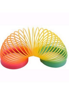 شيف سوفت ألعاب Shivsoft Magic Spring Rainbow Bouncy Slinky القابلة للتمدد (عبوة من 6 قطع)  - Image 3