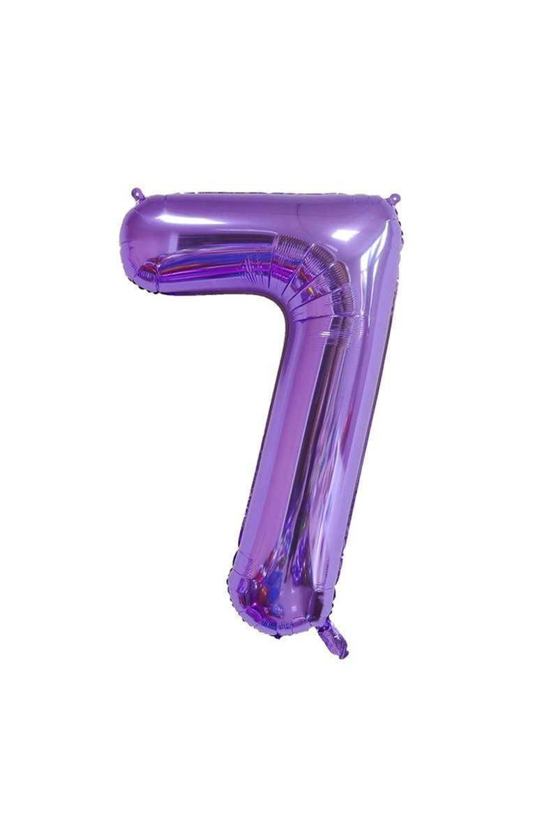 16inch 7 16/32/40 inch Purple Number Balloon 0 1 2 3 4 5 6 7 8 9 Number Ballons Baby Shower Birthday