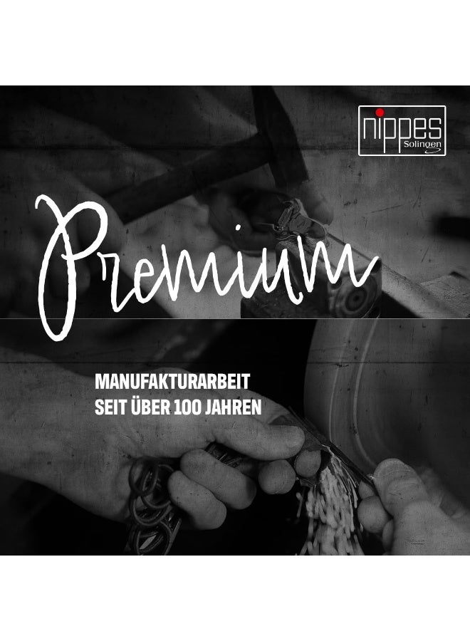 nippes Solingen Tweezer Stainless Steel Slanted 37Sr | For Eyebrow Shaping & Fine Hair Removal | Comfortable To Use & Handy - Image 5