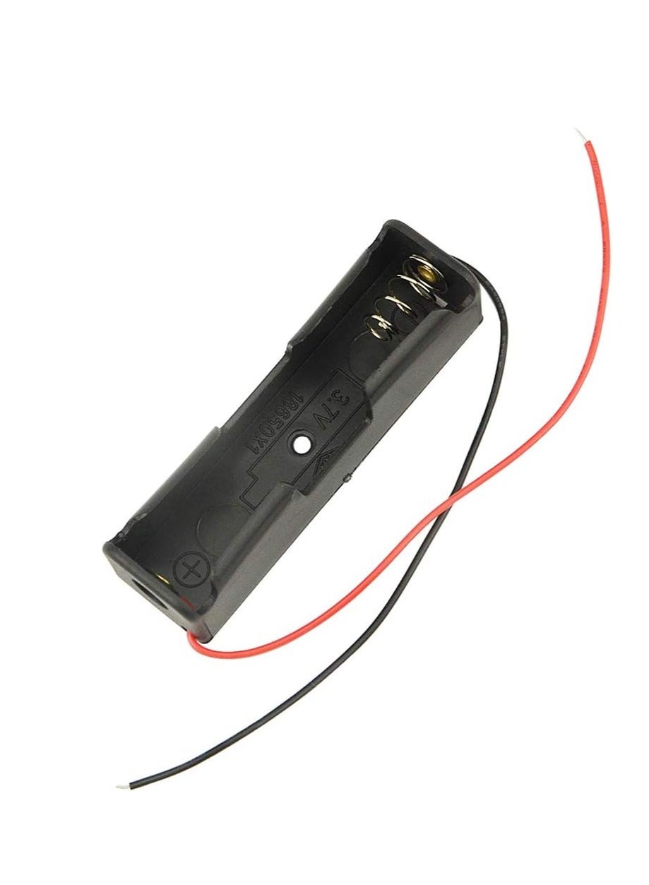 KNP 3.7V 18650 1 Way Battery Holder is a compact and durable storage solution designed to hold a single 18650 lithium-ion battery It provides a reliable and secure way to connect the battery to various devices circuits or projects.