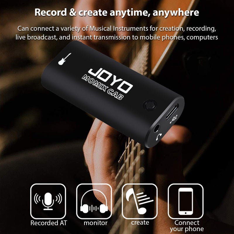 Mini Sound Card 6.4x2.9x2cm Black Studio-Grade Chip - Compact Portable Design Live Streaming Audio Interface for Professional Recording - Image 4