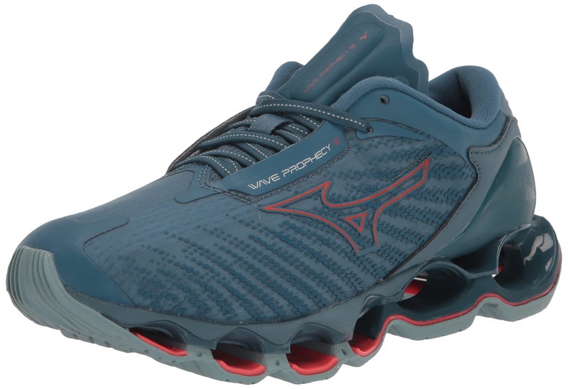 Mizuno Mens Wave Prophecy 12 Running Shoe, Forget Me Not-Soleil, 11.5 Regular - Image 1