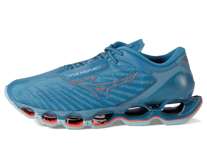 Mizuno Mens Wave Prophecy 12 Running Shoe, Forget Me Not-Soleil, 11.5 Regular - Image 5