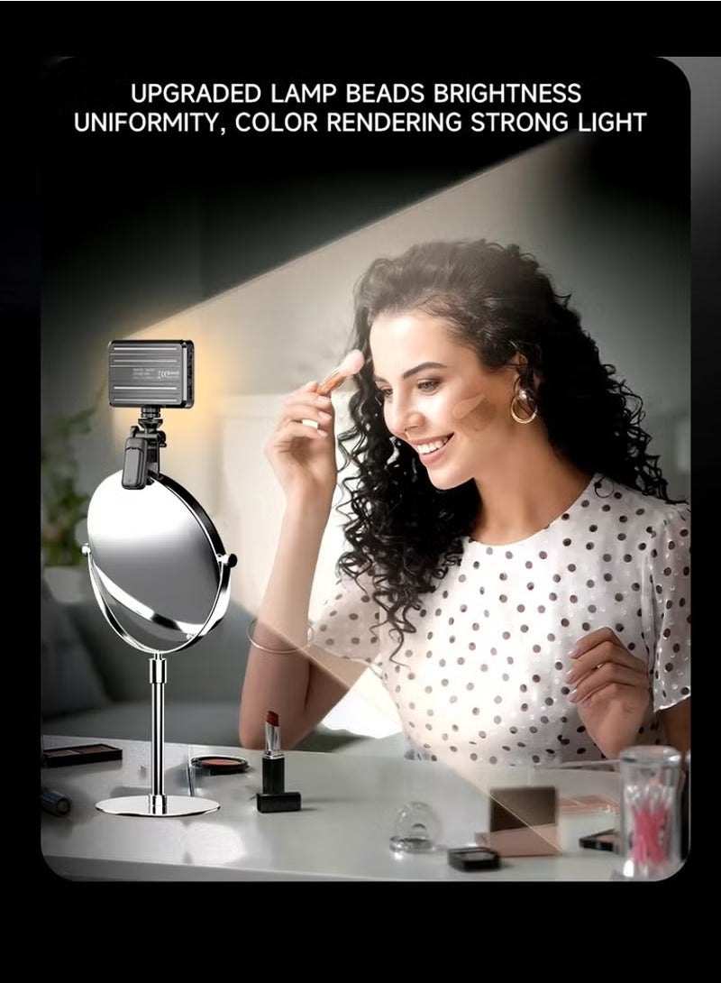 MIGOFAST D10 120 LED Video Light LED Camera Light 360° Portable Photography Lighting Type C 3000mAh Rechargeable Battery CRI 95+ 2500k 9000K On Camera Light Fill Light Continuous Working Time 90+ Minutes  - Image 5