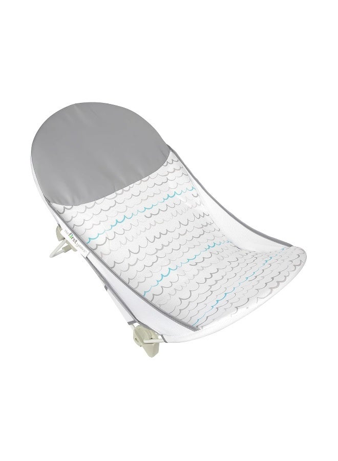 the FIRST years حمام الأطفال القابل للطي من ذا فيرست ييرز - حوض استحمام للأطفال من الرضع إلى toddlers - مقعد غير قابل للانزلاق - للاستخدام في الحوض أو حوض الاستحمام - Image 1