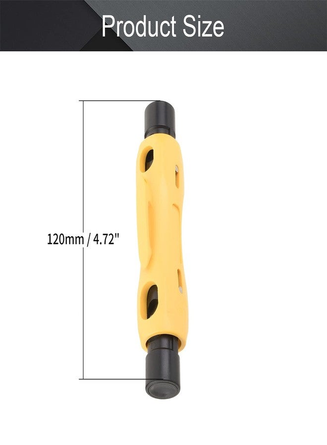 اتول مارت أداة تجريد الكابلات المحورية من Utoolmart، قطعتان لتجريد الكابلات المحورية RG6 وRG11، قاطع أسلاك مزدوج الطرف لتجريد الكابلات المحورية RG7/11 وRG59/6 أو RG6 - Image 2