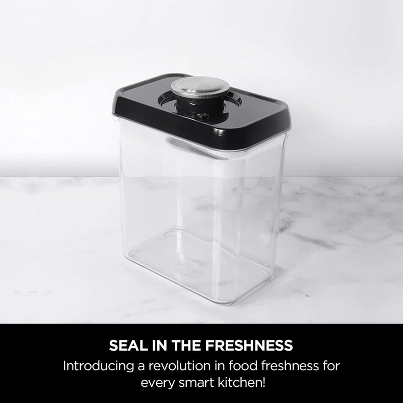 MEYER Meyer Vacuum Seal Air Tight Container | Kitchen Storage Containers Set | Plastic Boxes for Storage | Airtight Containers for Fridge | Big Containers for Kitchen | Grocery Storage, Wide, 2000 ML  - Image 2