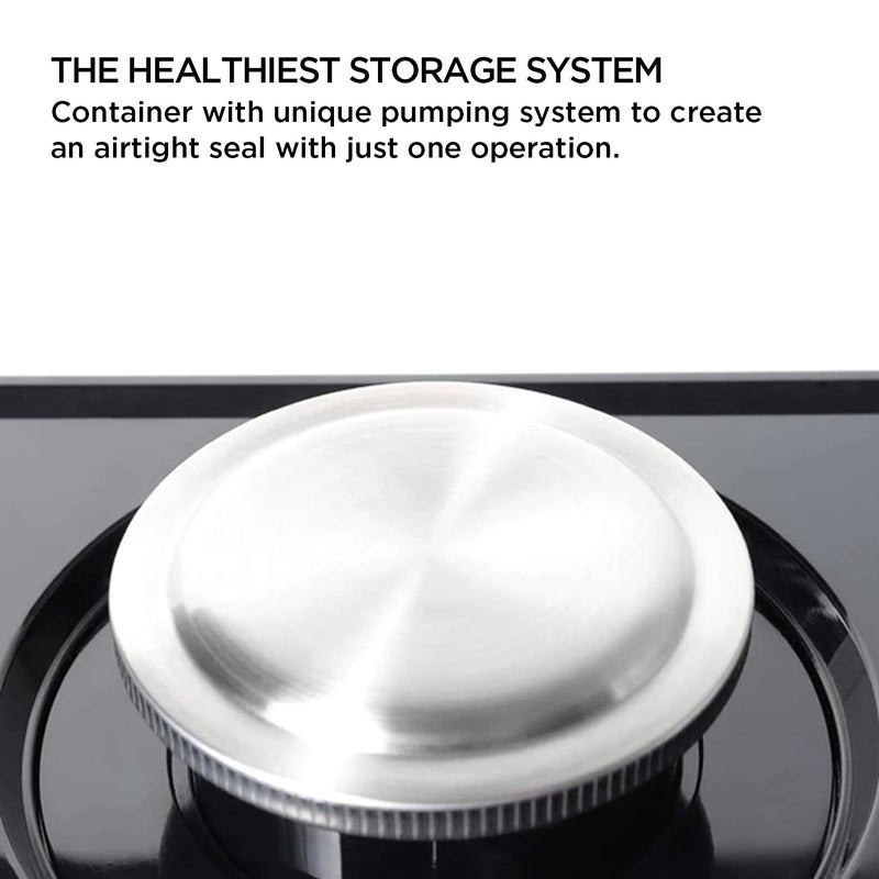 MEYER Meyer Vacuum Seal Air Tight Container | Kitchen Storage Containers Set | Plastic Boxes for Storage | Airtight Containers for Fridge | Big Containers for Kitchen | Grocery Storage, Wide, 2000 ML  - Image 4