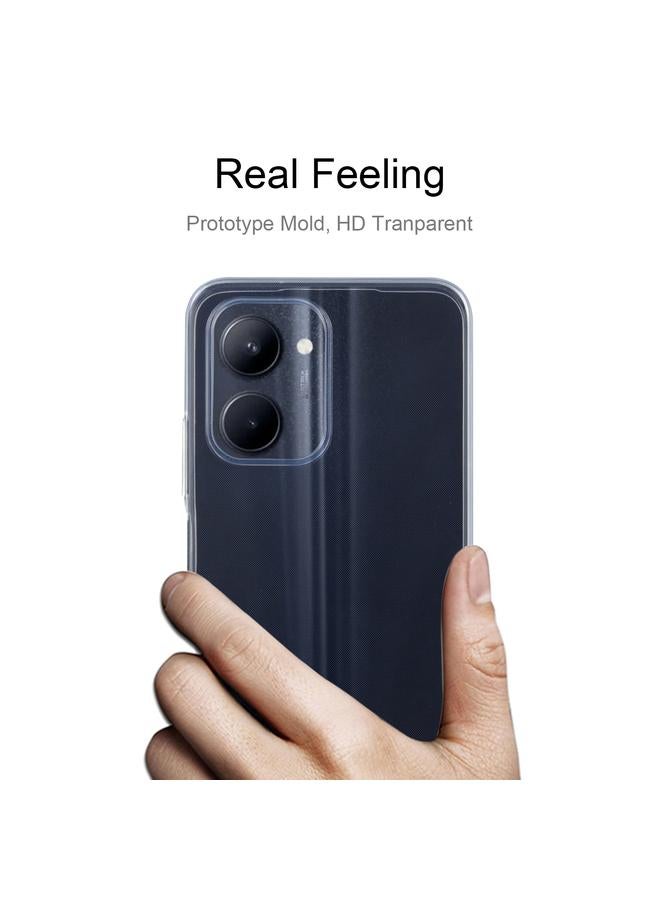اس-توب جراب هاتف Realme C33 شفاف فائق النحافة مصنوع من مادة TPU - Image 3